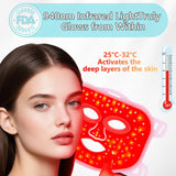 Coroover masque infrarouge: 850–940 nm pour un teint uniforme.