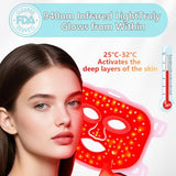 Masque Coroover cou avec lumière rouge pour un teint harmonieux