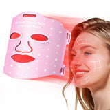 Coroover masque visage lumière rouge: stimule la production de collagène en profondeur.