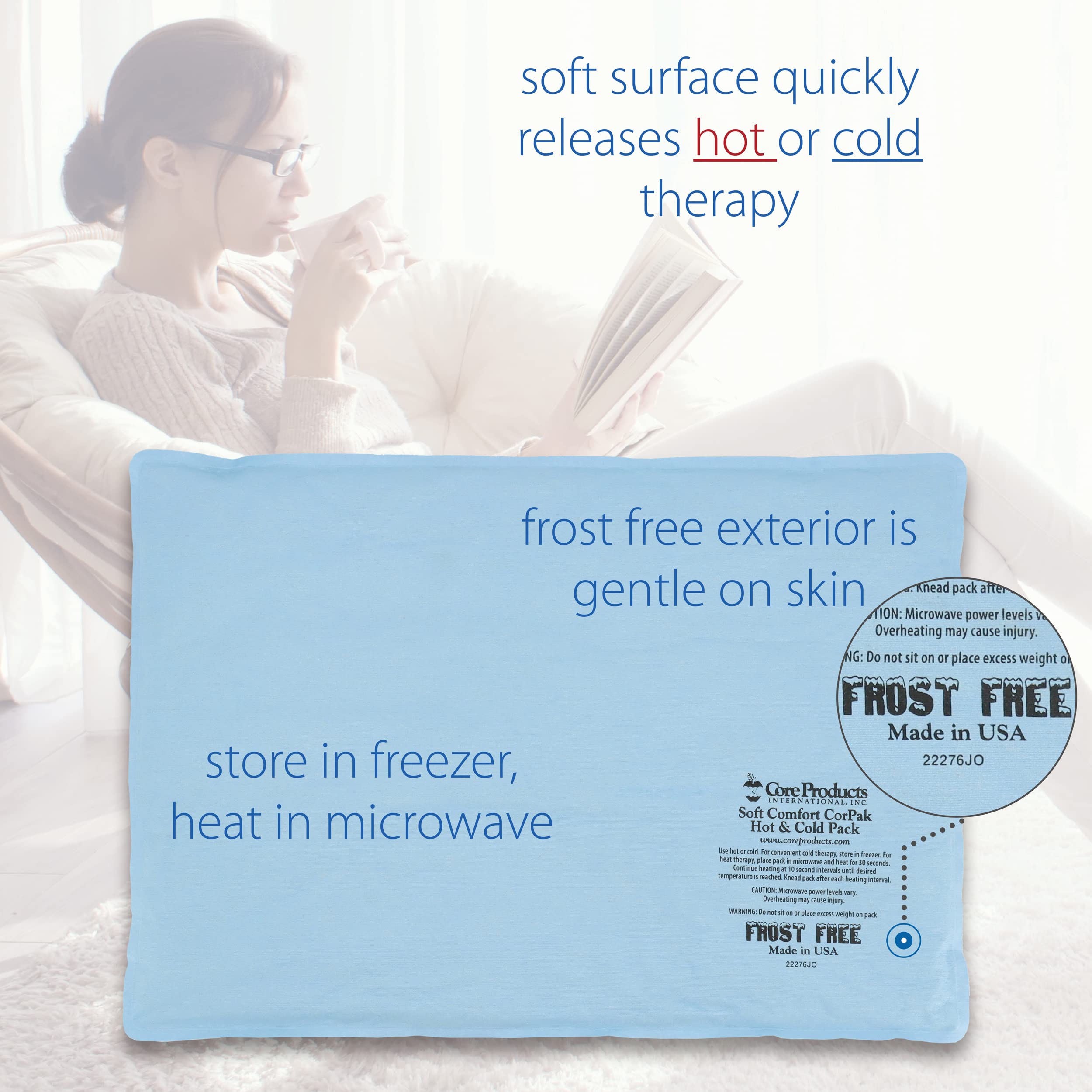 CorPak chaleur au micro-ondes détend les muscles et favorise la relaxation