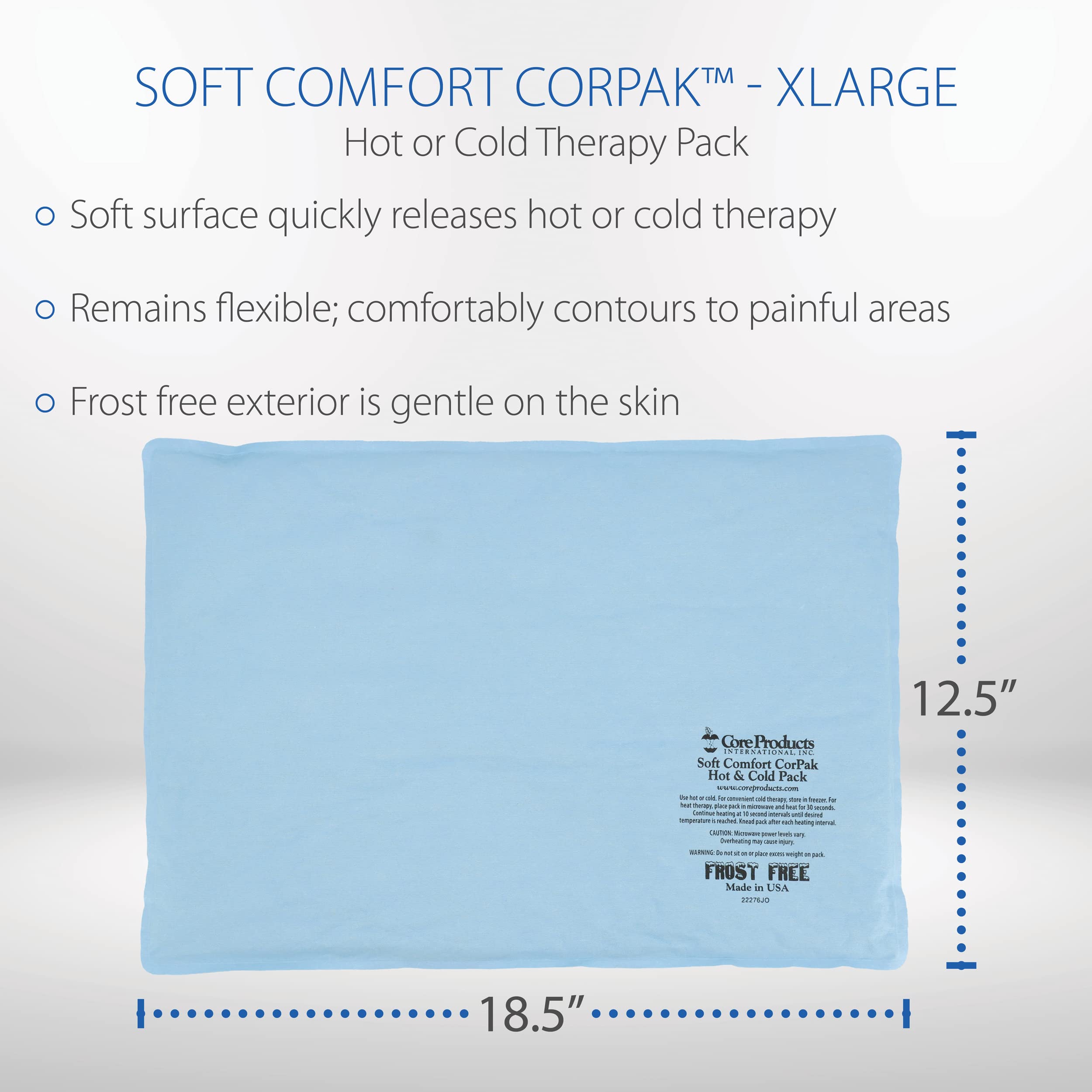 CorPak sans latex, sécurité et confort de la peau
