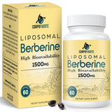 Corpofuerte Berberine liposomale bouteille 1500 mg: absorption rapide et soutien durable.