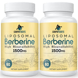 Corpofuerte berberine liposomale dans une bouteille, absorption potentielle et énergie quotidienne