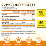 CORPORALIGHT 30 mg Spermidine par capsule souple pour soutenir l’énergie.