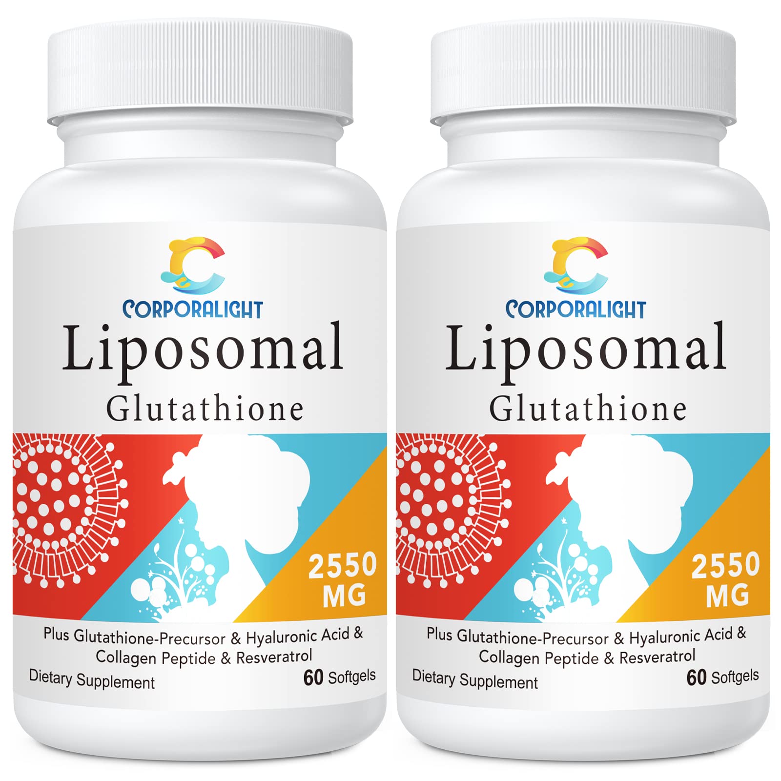 CORPORALIGHT gélules liposomales dans une bouteille, pratique pour la routine quotidienne.