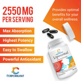 CORPORALIGHT ingrédients premium avec résveratrol et collagène pour la peau.