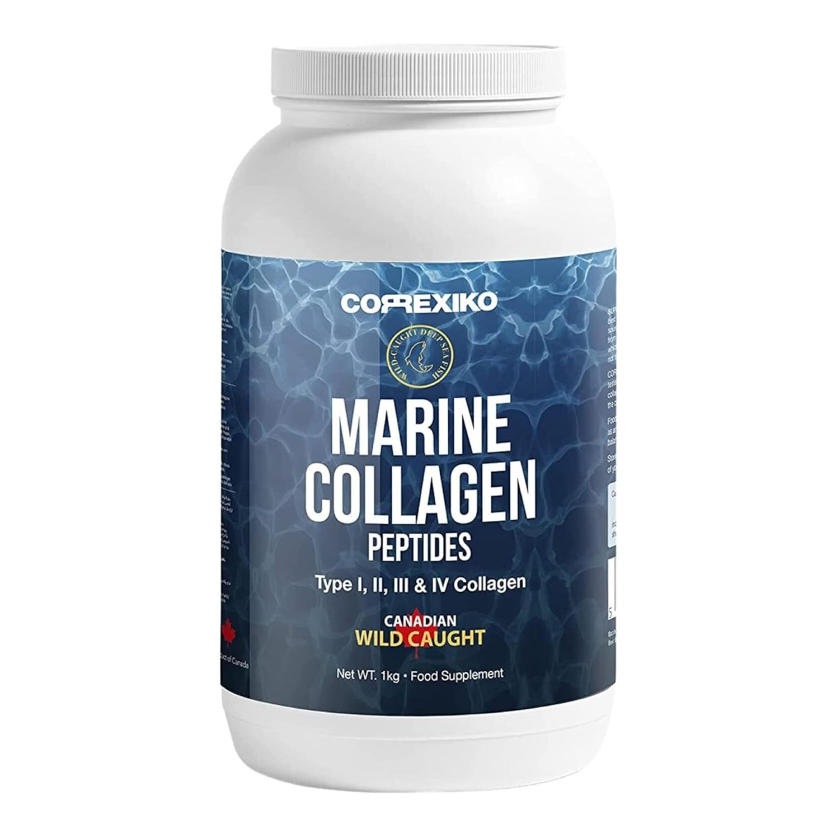 CORREXIKO collagène marin hydrolysé en poudre, mélange facile dans vos boissons.