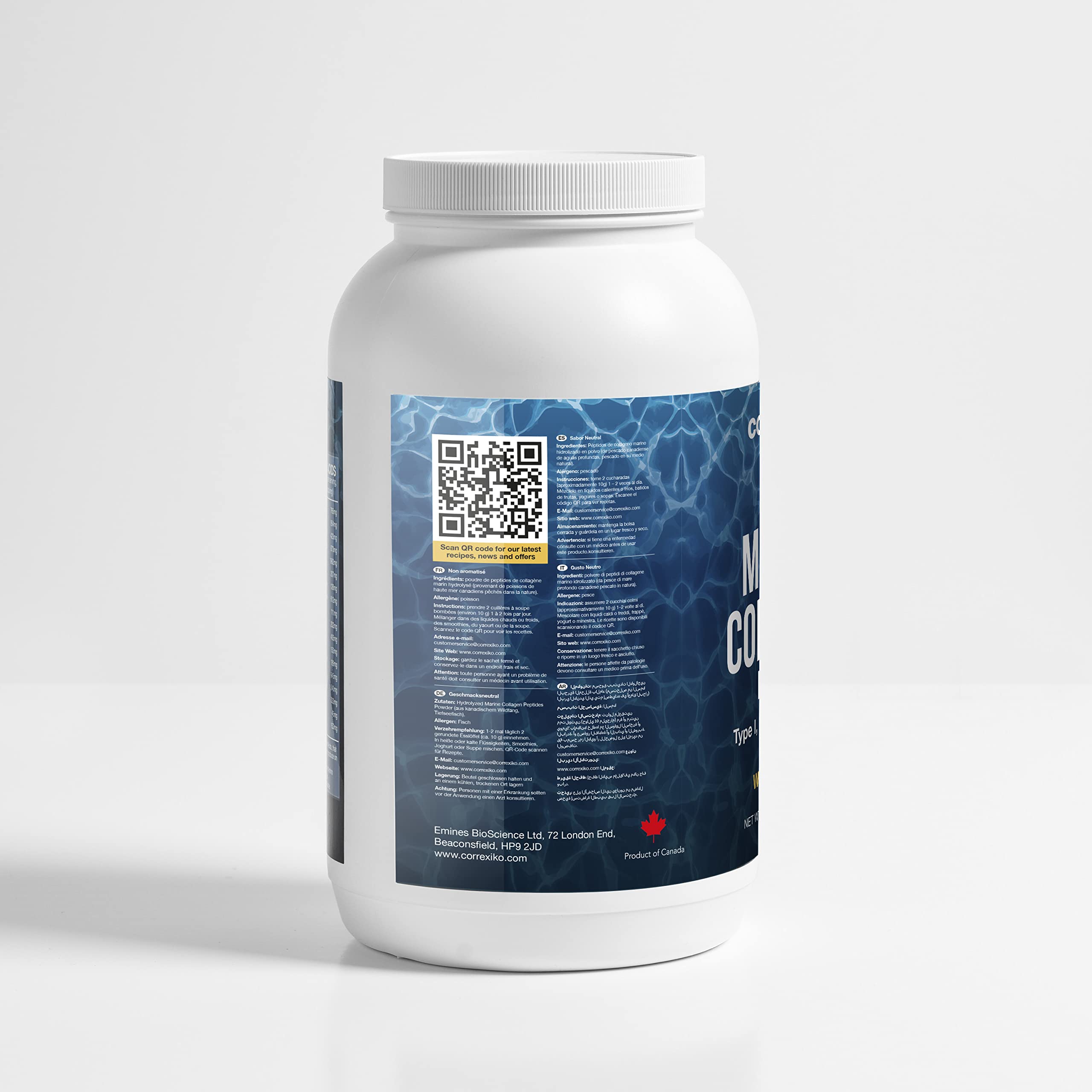 CORREXIKO provenance durable peau de poisson sauvage pour une qualité premium.