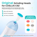 COSLUS C52 tampons de polissage – 8 pièces, usage doux pour ongles de bébé.