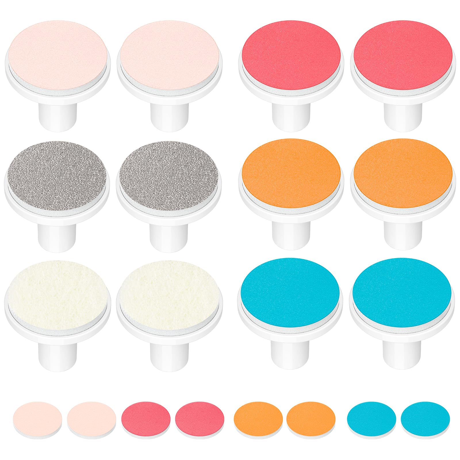 COSLUS C52 têtes de meulage – 12 pièces, précision douce pour ongles de bébé.