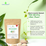 Cosmic Element Amla poudre cuillère dose idéale pour doser.
