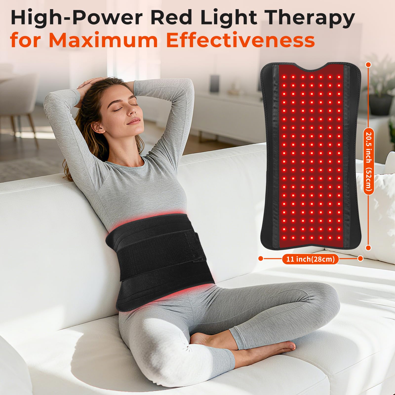 Cosnyu luminothérapie rouge portable: usage pratique à la maison ou au bureau.