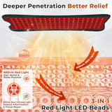 Cosnyu tapis luminothérapie rouge contour ergonomique: ajuste les courbes du corps.