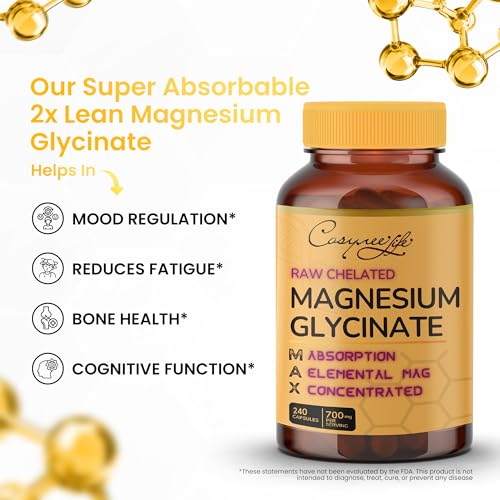 Cosynee Magnesium Glycinate 700 mg — bouteille ouverte, préparation facile