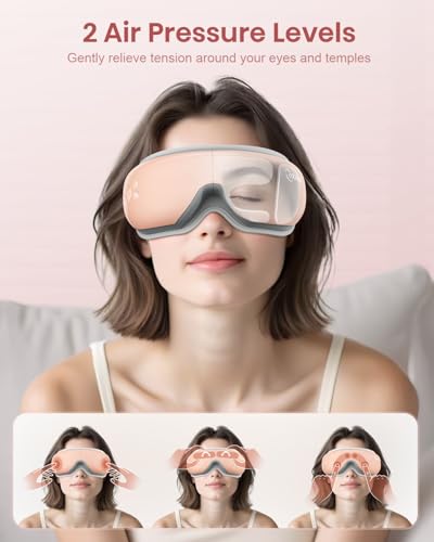 Compression d'air douce et massage oculaire proposé par Cotsoco repose les yeux.