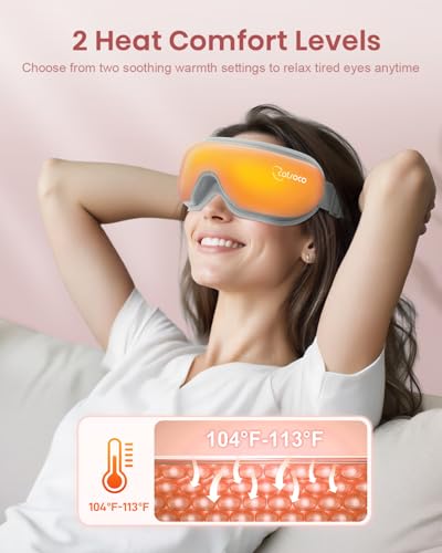 Masque yeux pliable Cotsoco prêt pour voyage et rangement pratique.