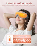 Masque yeux pliable Cotsoco prêt pour voyage et rangement pratique.