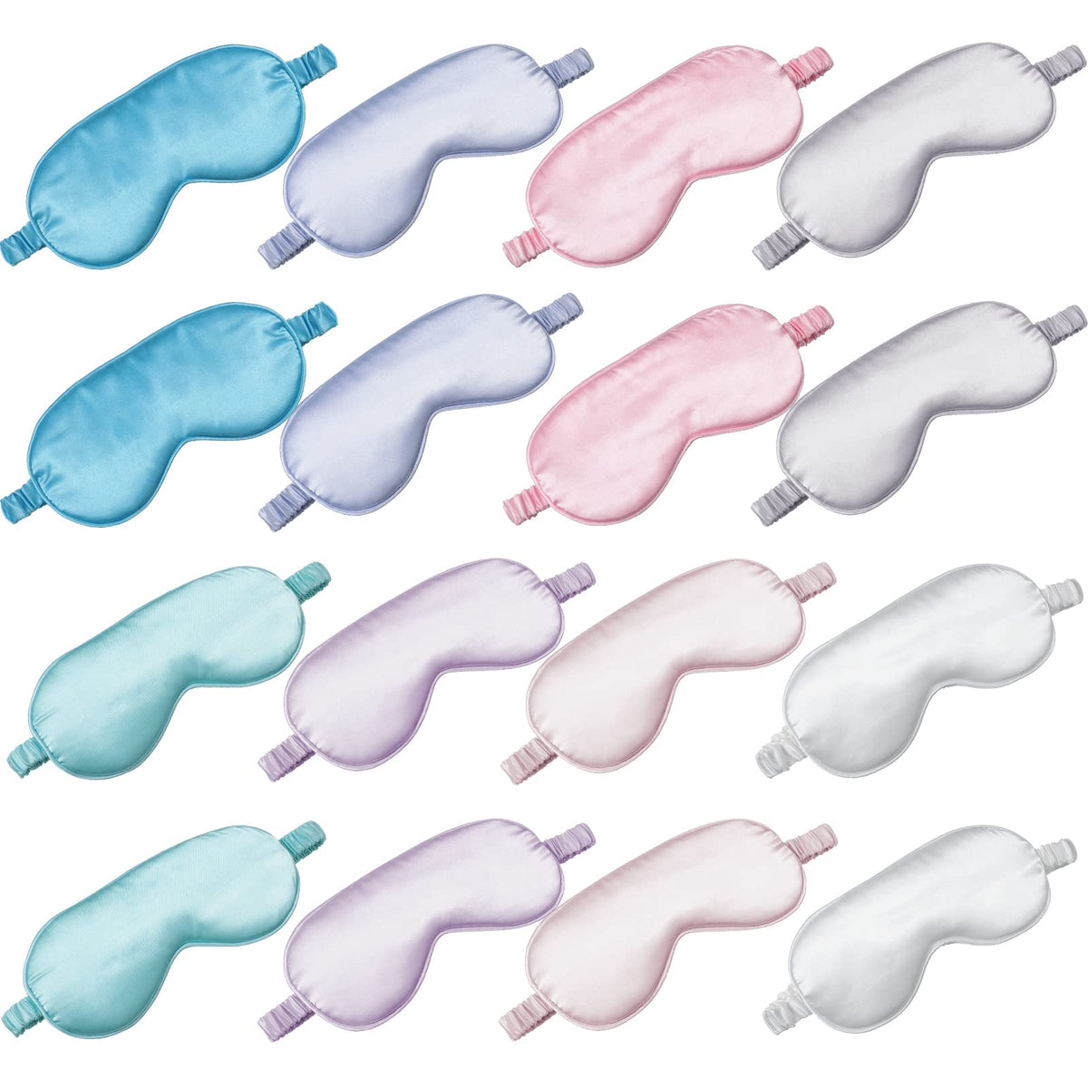 Masque Coume en soie, ensemble de 16 pièces pour un sommeil confortable