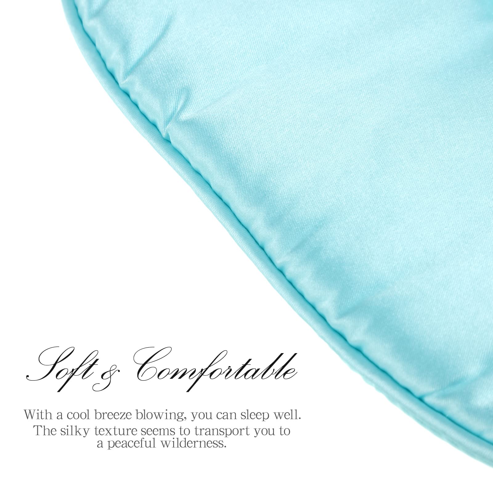 Coume masque yeux en soie, douceur textile pour un confort nocturne.