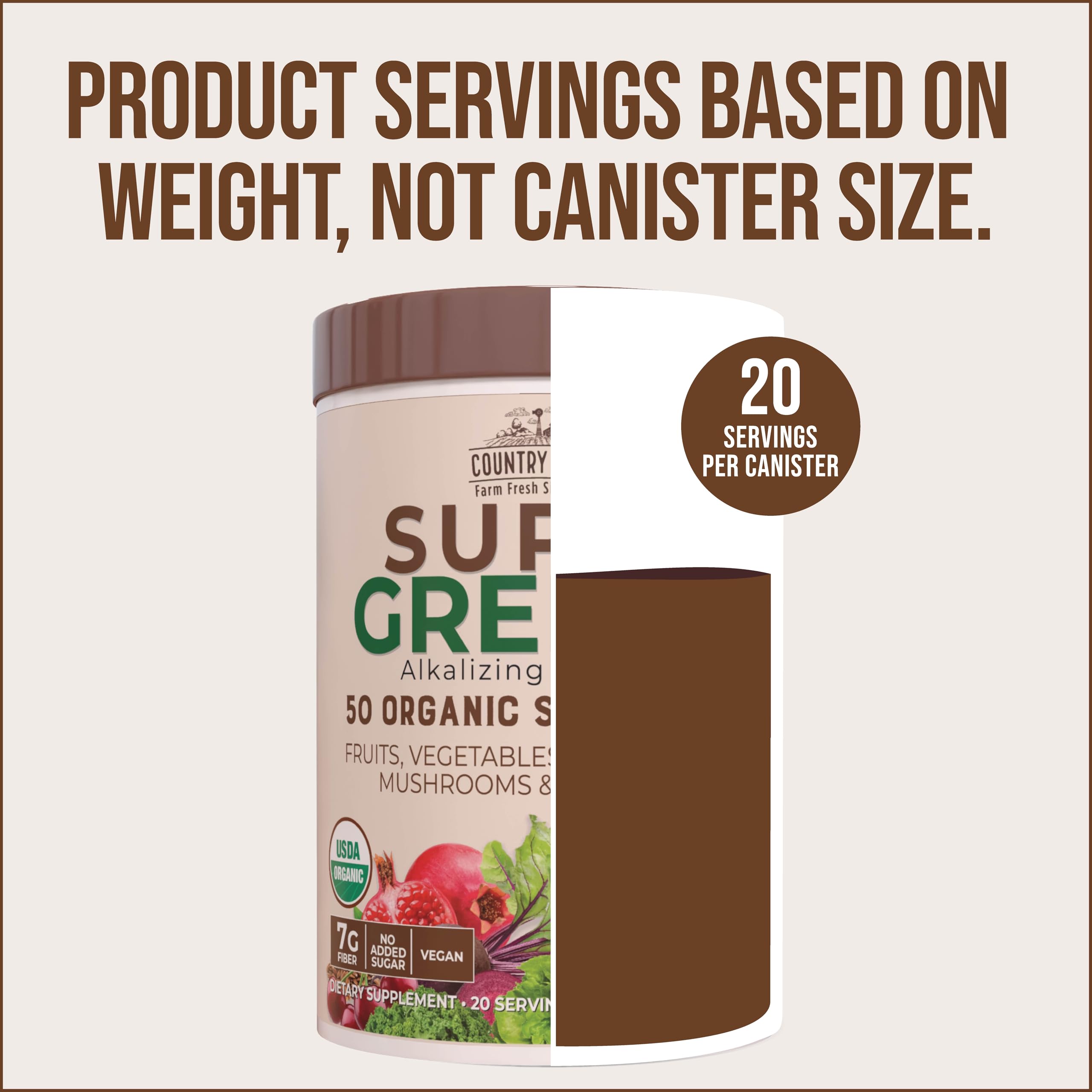 Country Farms Super Greens Chocolat – Energie: peut soutenir l'énergie et la vitalité au quotidien.