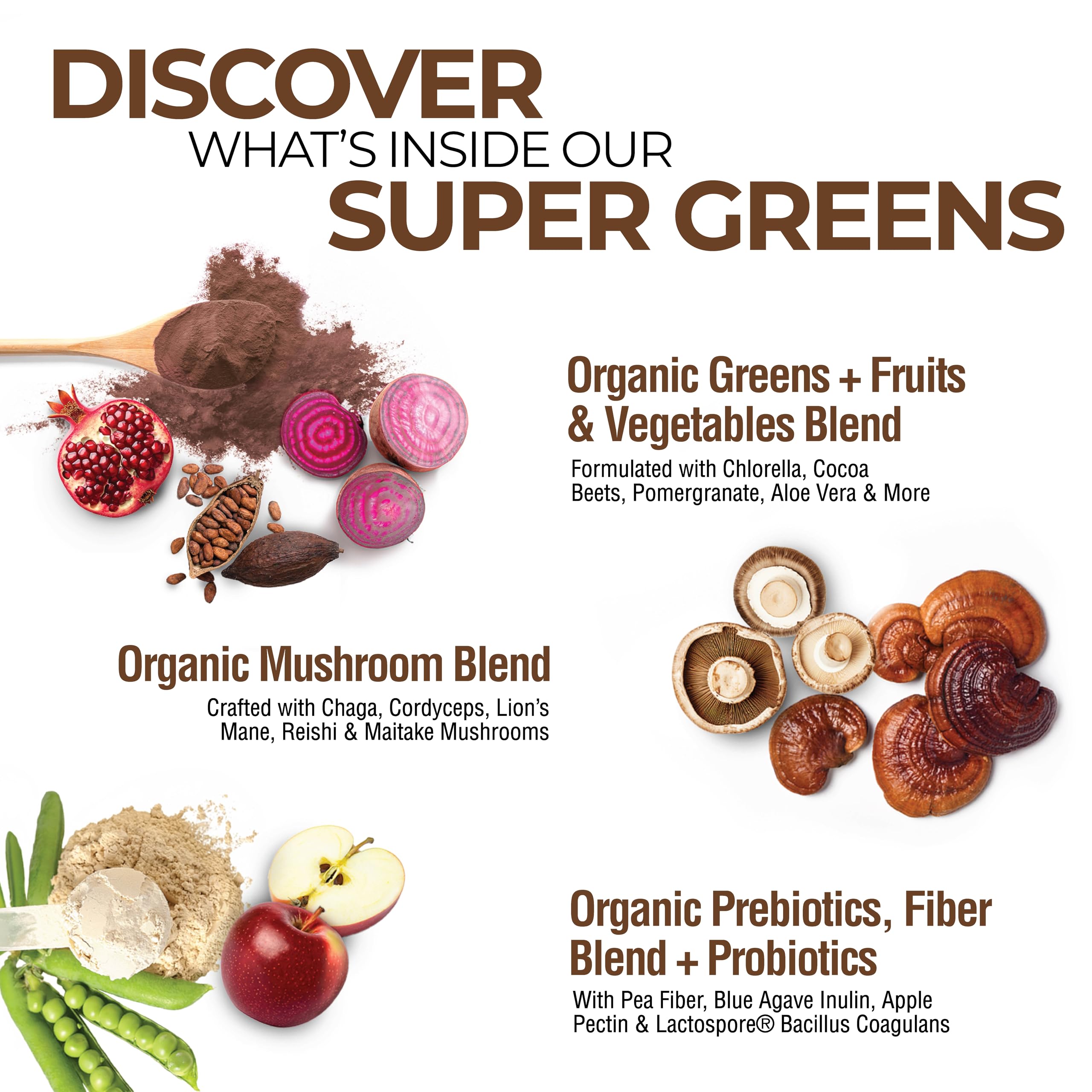 Country Farms Super Greens Chocolat – Pret-a-boire: collation saine et pratique.