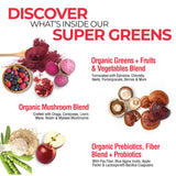 Country Farms Super Greens-etiquette-bio-organique met en avant son caractère biologique.
