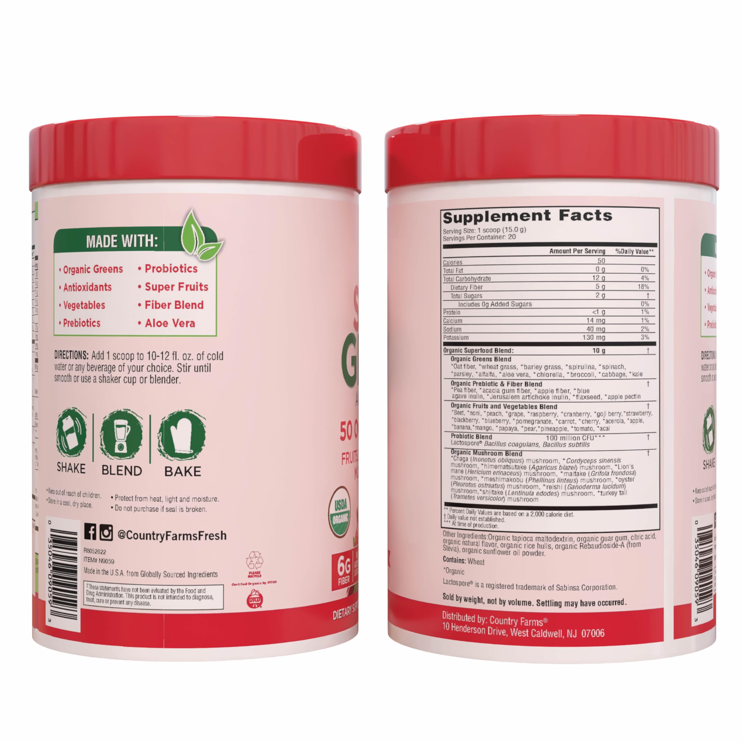 Country Farms Super Greens-usage-quotidien-sante montre comment intégrer facilement ce mélange.
