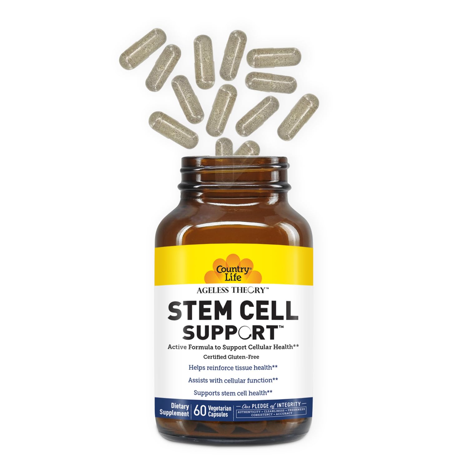 Country Life Ageless Theory - Dosage et dispersion, facilité d'utilisation au quotidien.