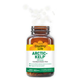 Country Life Arctic-Kelp: capsule facile à avaler, apport quotidien en nutriments clés.