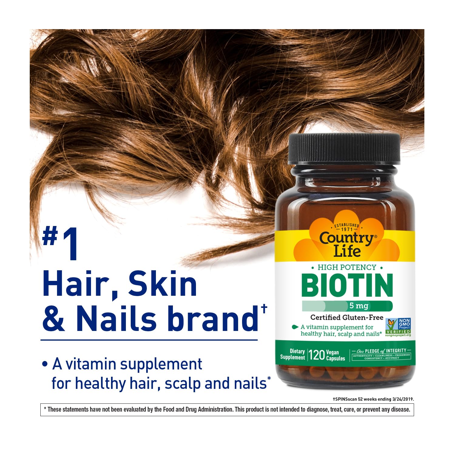 Biotine Country Life – Certifiée végane, adaptée au mode de vie végétalien.