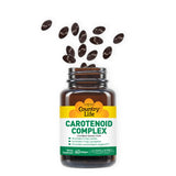 Country Life Carotenoide Complex, etiquette claire sur l'emballage pour information produit.