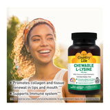 Country Life L-Lysine goût agréable pour une routine saine.