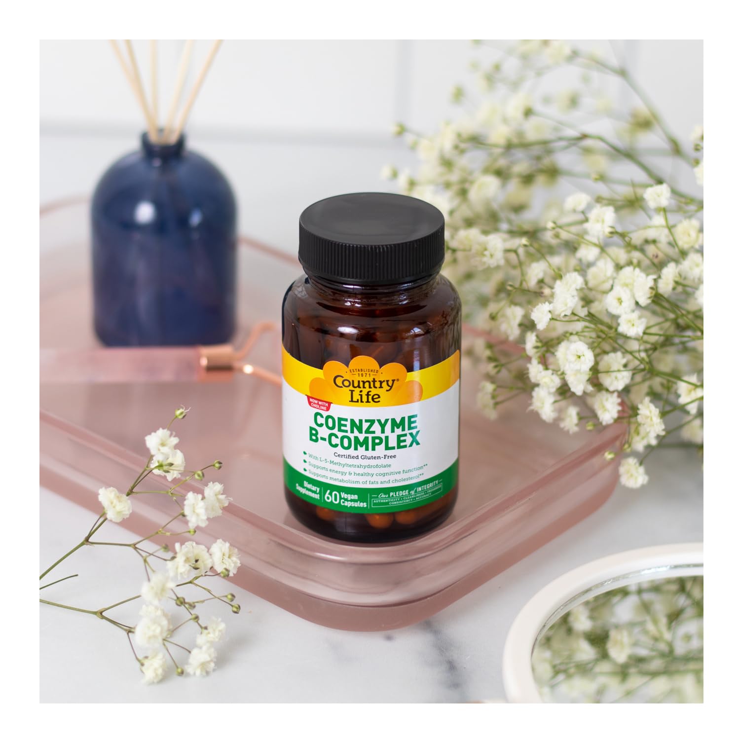 Emballage Country Life Complexe B activé, produit végan et sans gluten