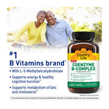 Country Life Coenzyme B-Complex, sans allergènes et sans gluten.