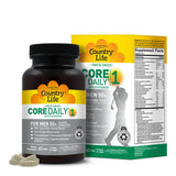 Country Life CORE Daily-1 – bouteille montrée, énergie potentielle pour hommes 50+.