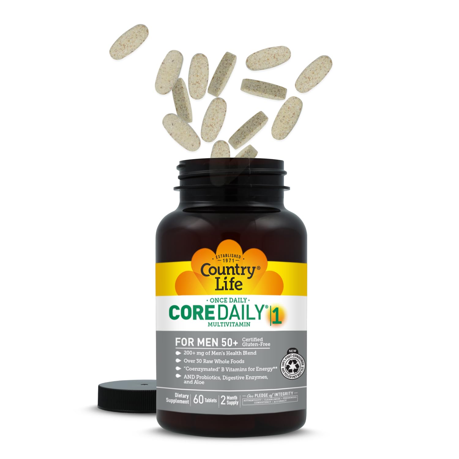 Country Life CORE Daily-1 – emballage clair et facilité d'intégration dans la routine quotidienne.