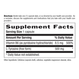 Country Life L-Tyrosine 500mg, Emballage: facilité d'identification et traçabilité.