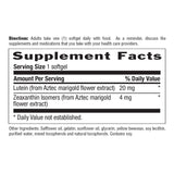 Country Life Lutein 20 mg – usage quotidien – soutien vision
