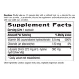 Emballage Country Life L-Lysine 500 mg durable et pratique
