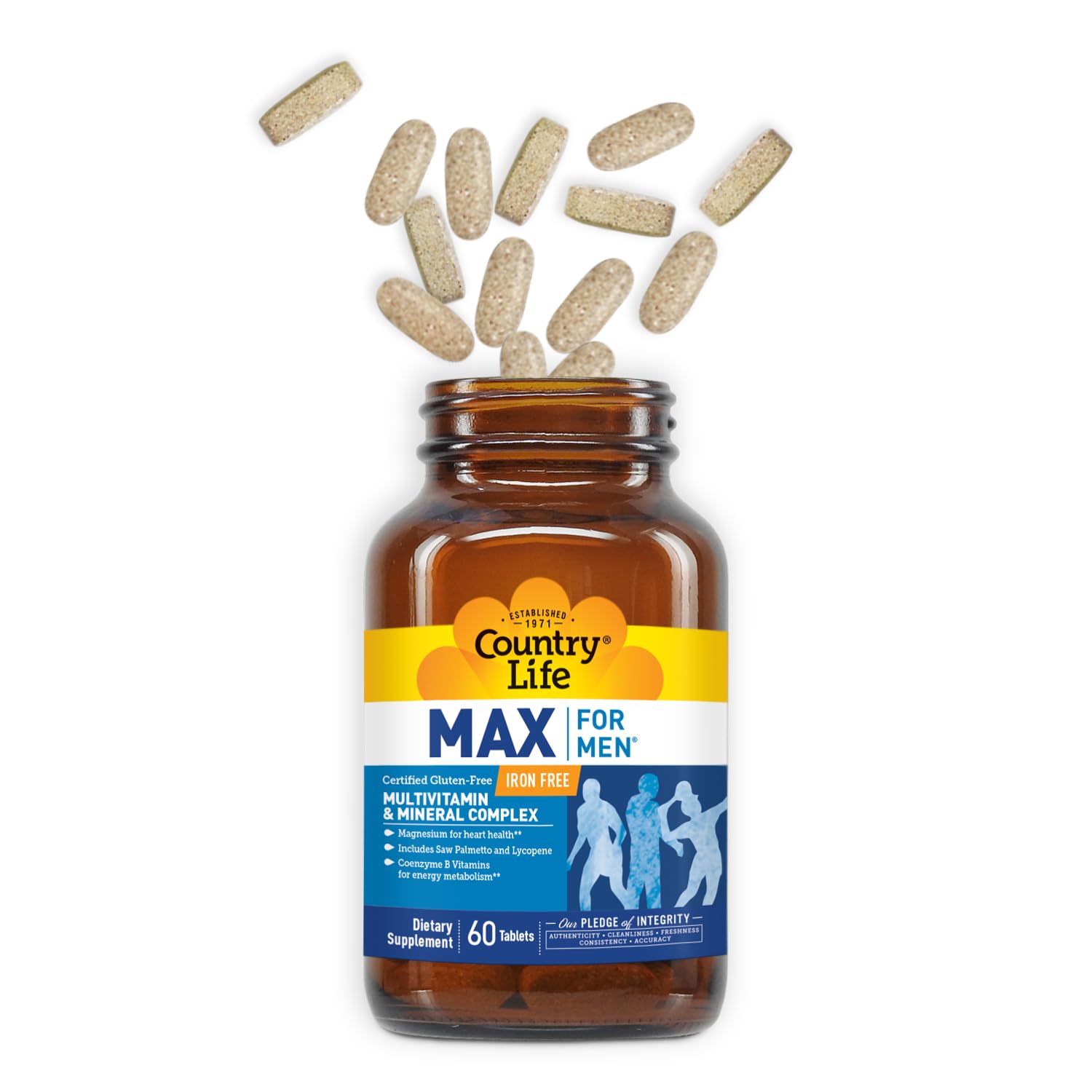 Country Life Max énergie quotidienne, soutient une routine active.