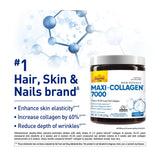 Country Life Maxi-Collagen 7000: etiquette produit et informations clés.