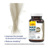 Country Life Maxi-Hair 50+ – Capsules faciles à prendre pour la vitalité des cheveux.