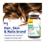 Country Life Maxi-Hair Plus Biotine – Gélules faciles à avaler soutiennent la beauté naturelle.