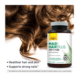 Country Life Maxi-Hair Plus Biotine, cheveux sains et éclat dans votre routine.