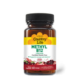 Absorption rapide Country Life Methyl B12 – favorise une utilisation efficace par l'organisme