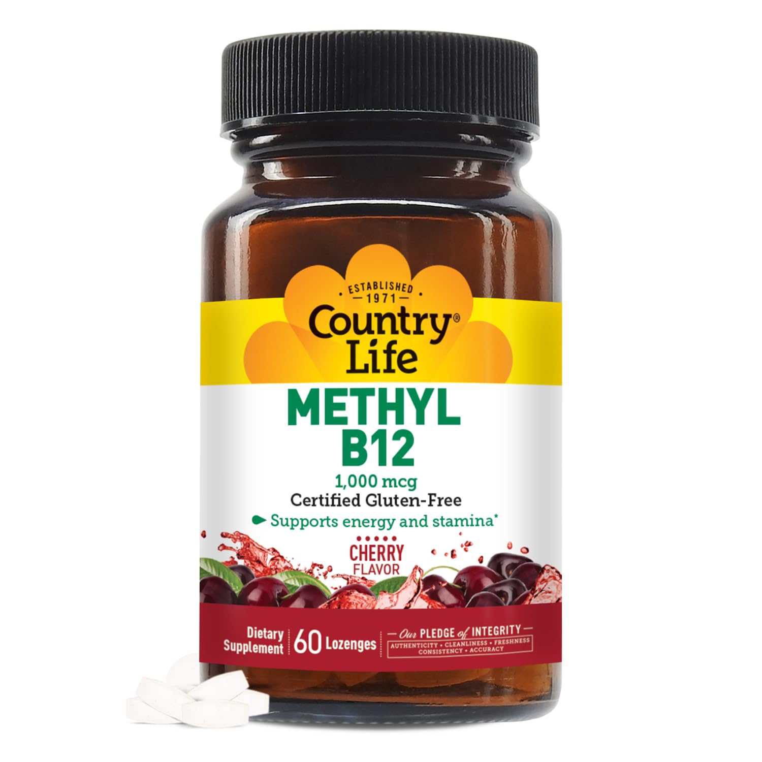 Boîte Country Life Methyl B12 – soutien énergétique tout au long de la journée