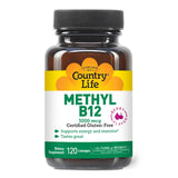 Bouteille Country Life Méthyl B12, 120 pastilles véganes