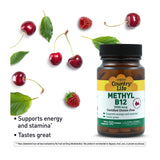 Country Life Methyl B-12 pastilles en bouche, absorption facilitée.