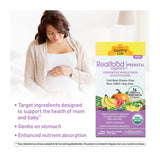 Country Life Realfood Organics Prenatal – Fruits et légumes biologiques visibles et naturels.
