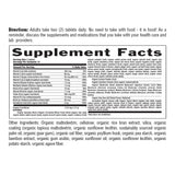 Country Life Realfood Organics Vitamines Femmes: main tenant la bouteille, routine matinale facile.